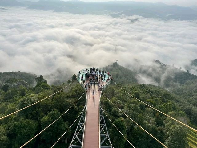 Rise Above: Sunrise Views from Aiyerweng Skywalk