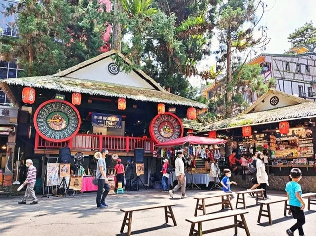 溪頭最美的日式商店街，漫步在妖怪森林的異國風情