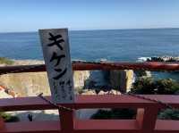 🌊 Udo Jingu – A Serene Cliffside Shrine by the Sea