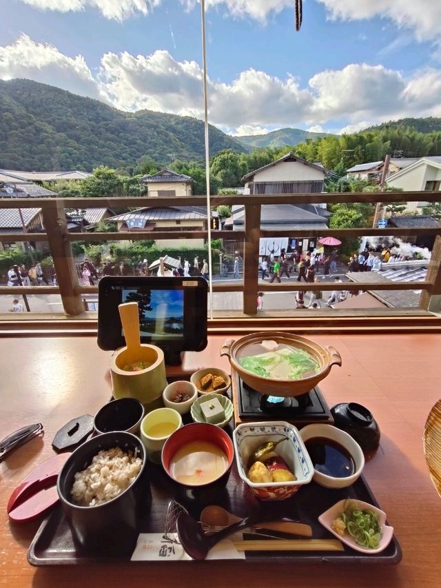 Morning in Arashiyama: A River, A Bridge, and Ten Ways to Taste Tofu