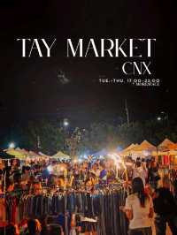 Tay Market✨ กาดนัดวินเทจ สุดเก๋า วิวเขาดอยสุเทพ🏞️