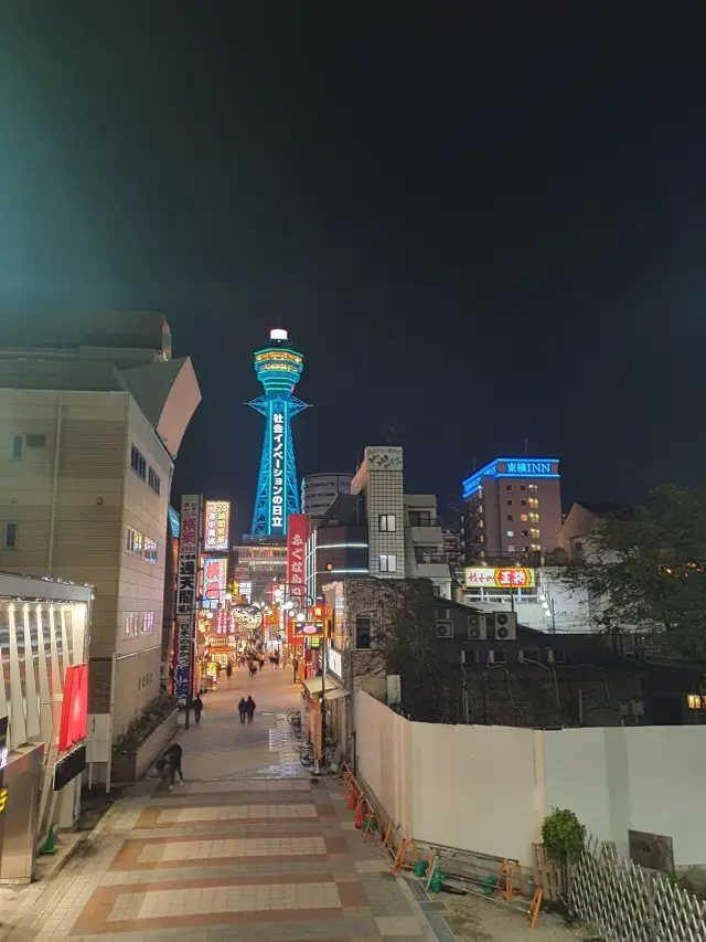 오사카 밤거리를 즐기다.