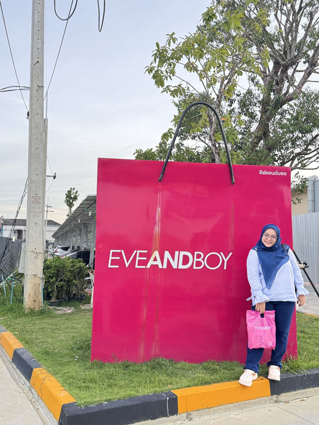 EVE AND BOY at hatyai village