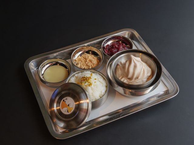 래트로 감성 식판에 주는 식판빙수 밤비공기 온천천🍧