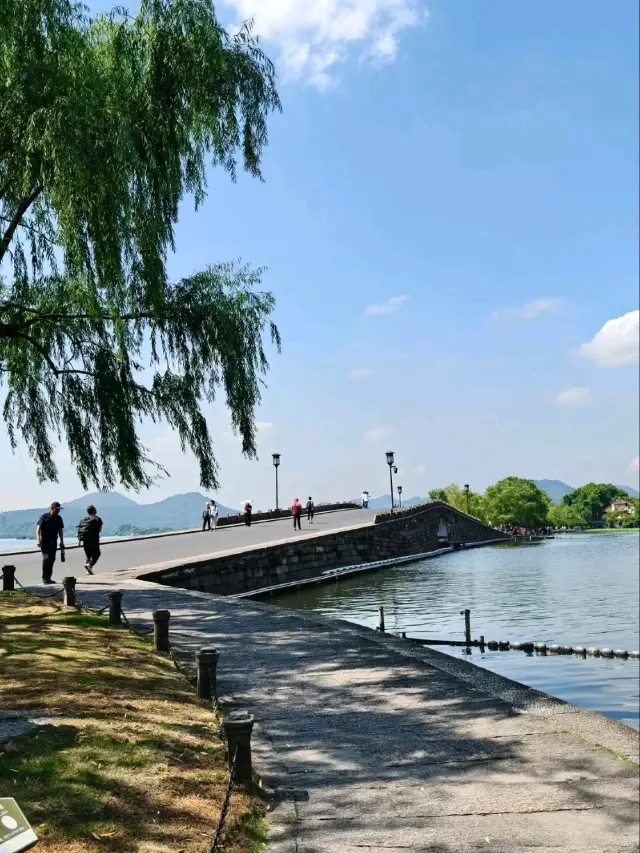 白堤——楊柳與石砌的千年詩篇