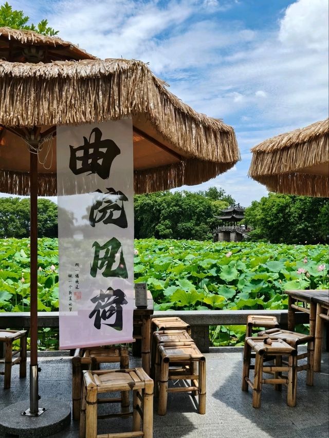 BREEZE-RUFFLED LOTUS AT QUYUAN · NATURE’S PERFUMED THEATER