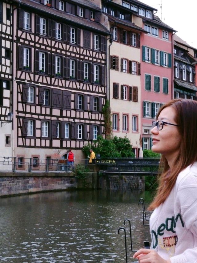 Beautiful city at the border between Germany and France