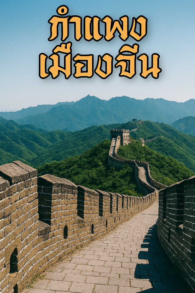 🌄 เปิดประสบการณ์ตำนานโลกที่ “กำแพงเมืองจีน” 🏯 🌄 เปิดประสบการณ์ตำนานโลกที่ “กำแพงเมืองจีน” 🏯