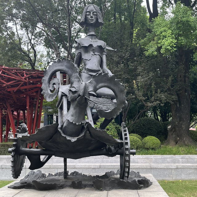 🎨 Jing’an Sculpture Park — Where Art Meets Urban Green