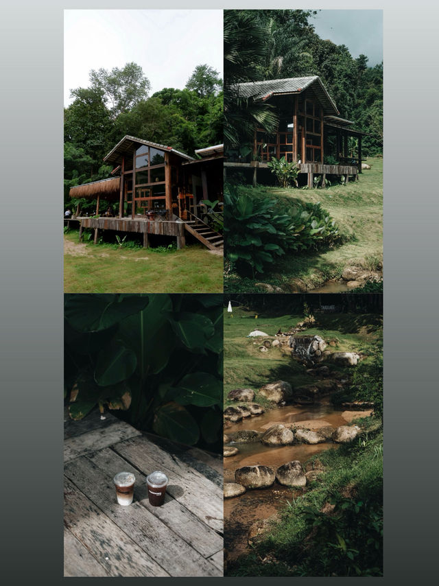 คาเฟ่เปิดใหม่ในเชียงรายมีน้ำตกไหลผ่านธรรมชาติ