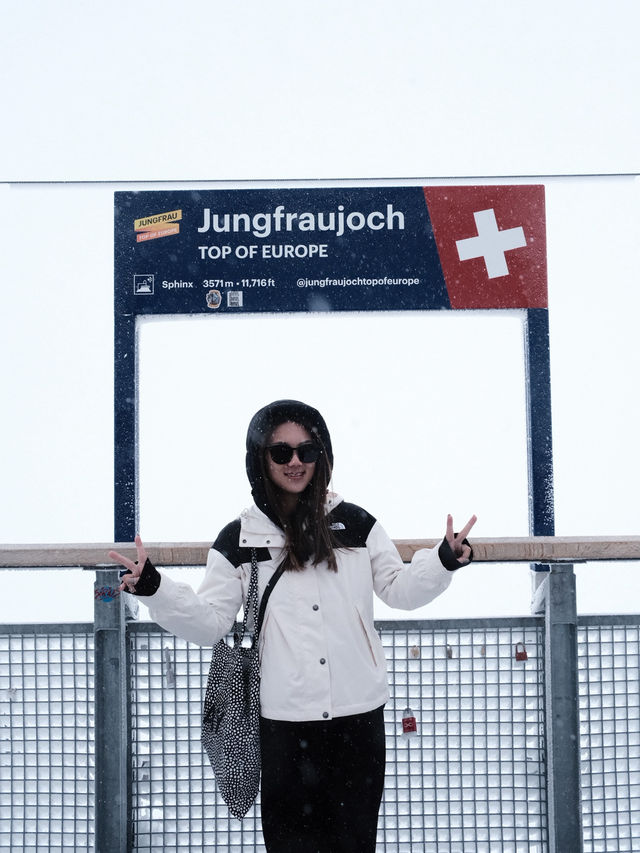 瑞士🇨🇭少女峰 遇暴風雪❄️ 瑞士🇨🇭少女峰 遇暴風雪❄️