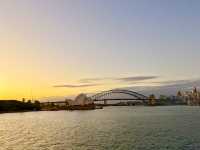 Sydney’s famous landmark view from  Mrs Macquaire’s chair 🇦🇺🌅