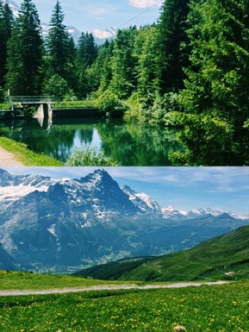 從伯恩到雪山頂峰，慢慢堆疊起瑞士的一天