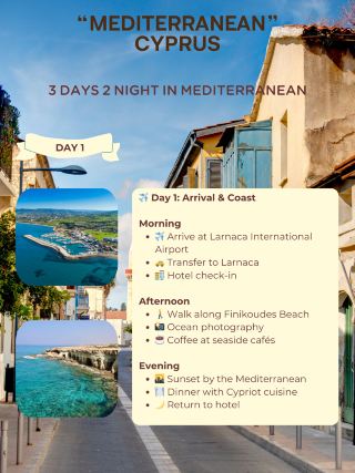 🇨🇾 Trip: Cyprus – Mediterranean Escape (3 Days)