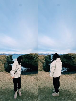 A tiny spot that keeps catching your eye.