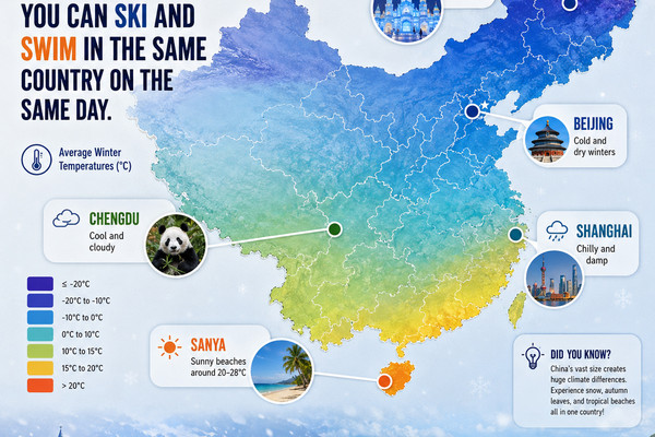 地図で読み解く中国：四季折々の気候。 | Trip.com 中国