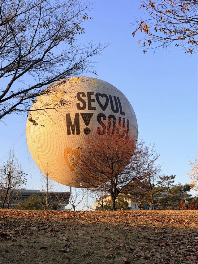 ลอยขึ้นเหนือ Yeouido ชมวิวโซลแบบ 360° จากบอลลูนยักษ์