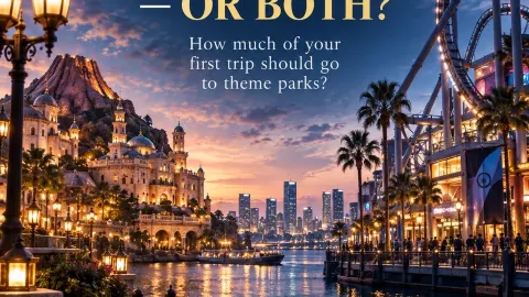 Japan First-Timer Theme-Park Planner: Tokyo Disney Resort, Universal Studios Japan—or Both? — traveler post in Urayasu