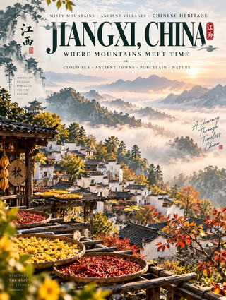 🇨🇳 Jiangxi dalam 6 Hari: Pegunungan Berkabut, Desa Kuno & Keajaiban Porselen ✨