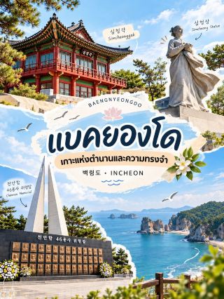 🇰🇷 แพ็กนยองโด เกาะเกาหลีที่ซ่อนตำนานและความทรงจำ 🌊