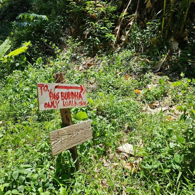 Hiking Up To Big Buddha, Phuket, Thailand.