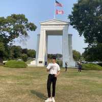溫哥華 Peace Arch Provincial Park 加拿大美國邊境
