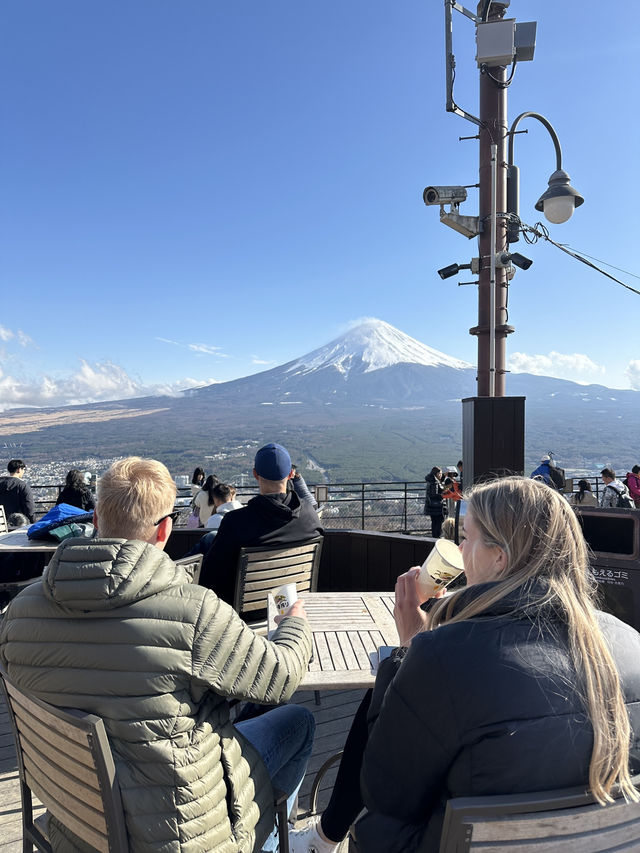 登天上山公園排隊打韆鞦💜嘆無敵富士山美景🗻