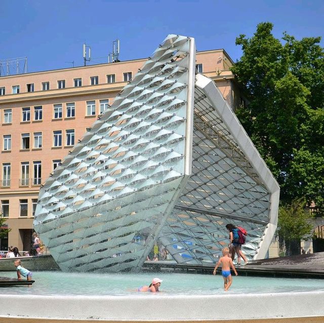 Freedom Fountain in Poznan
