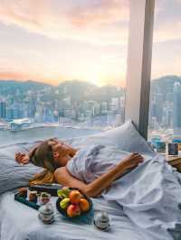 The best hotel view in Hong Kong 🇭🇰 