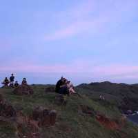 Sunset viewpoint in Kuta, Lombok 