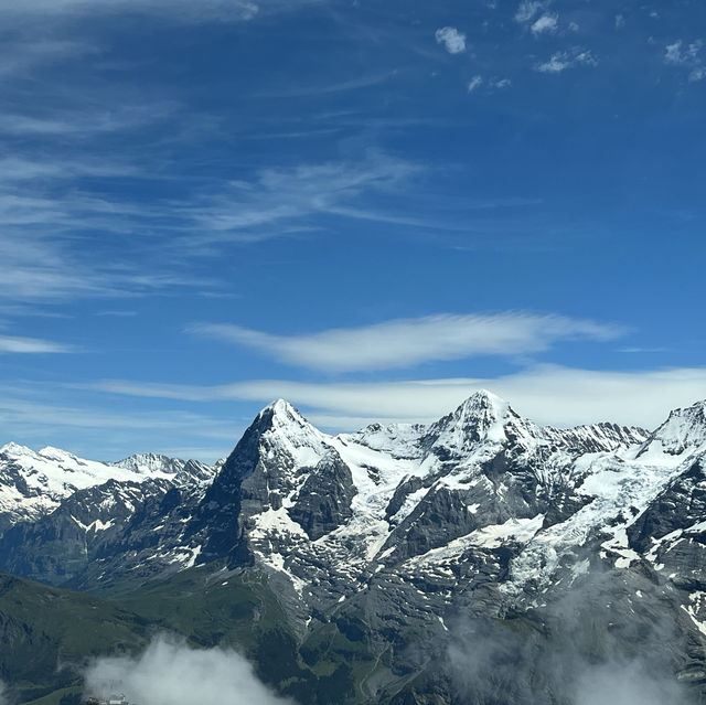 Scenic journey to Schilthorn, Switzerland 