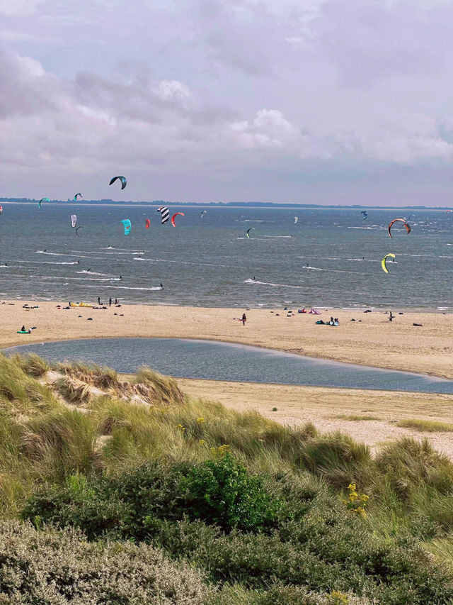 Kitesurfing Spot in Maasvlakte, Rotterdam