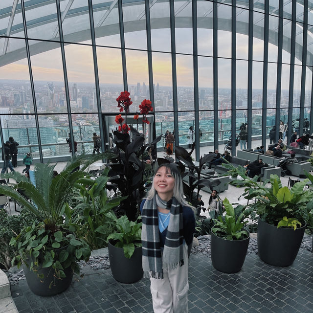 City in Bloom: London Views from Sky Garden’s Oasis