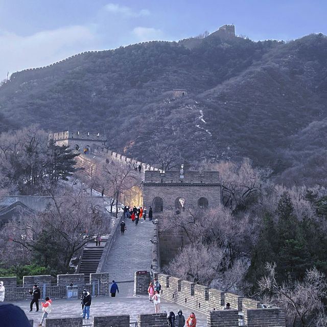 Winter Visit to Badaling Great Wall 🇨🇳 ❄️ 