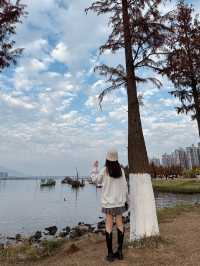 清遠拍照聖地-清遠“小洱海”|||地址:清遠北江南岸公園
