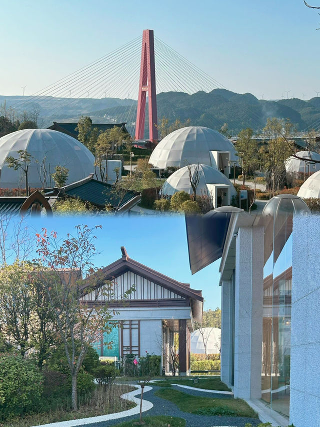 貴陽寶藏溫泉酒店，溫泉天花板!不輸日本的“山崖溫泉”