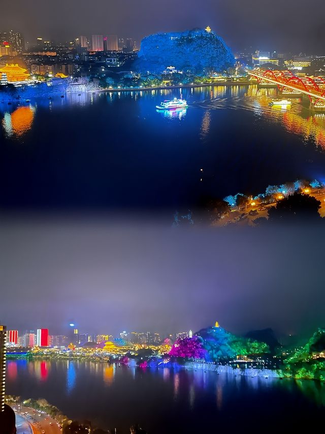 春天不「柳」走，夜景美如畫