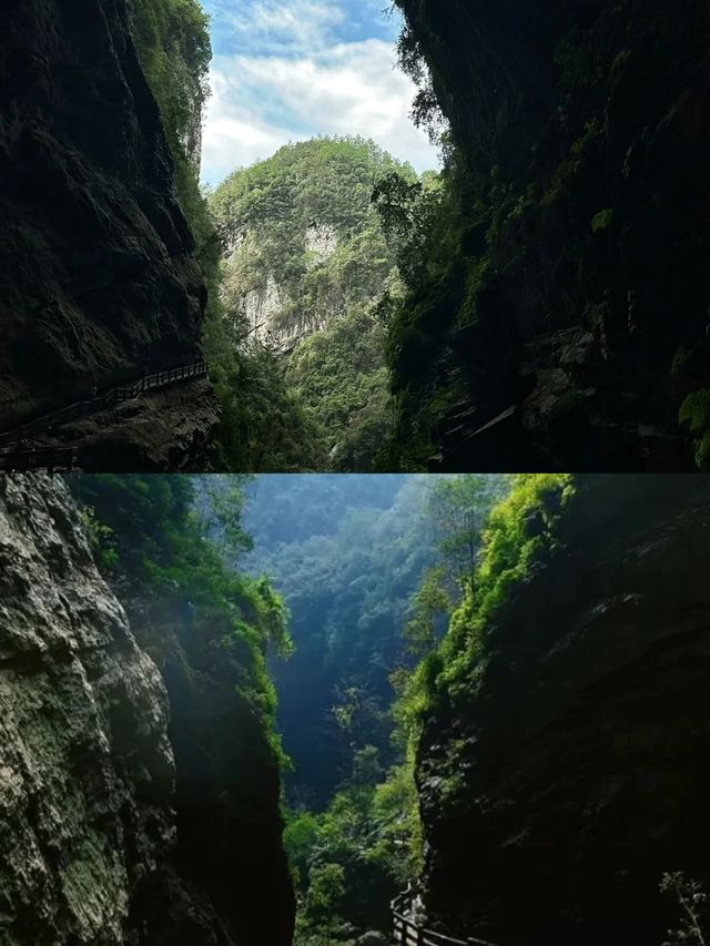 遊龍水峽地縫，開啟一場地心之旅