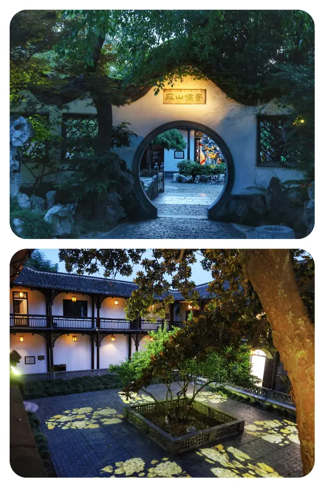 夜遊何園，別具一番風景