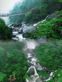 江西宜春一個人少景美少眾避暑山林景區