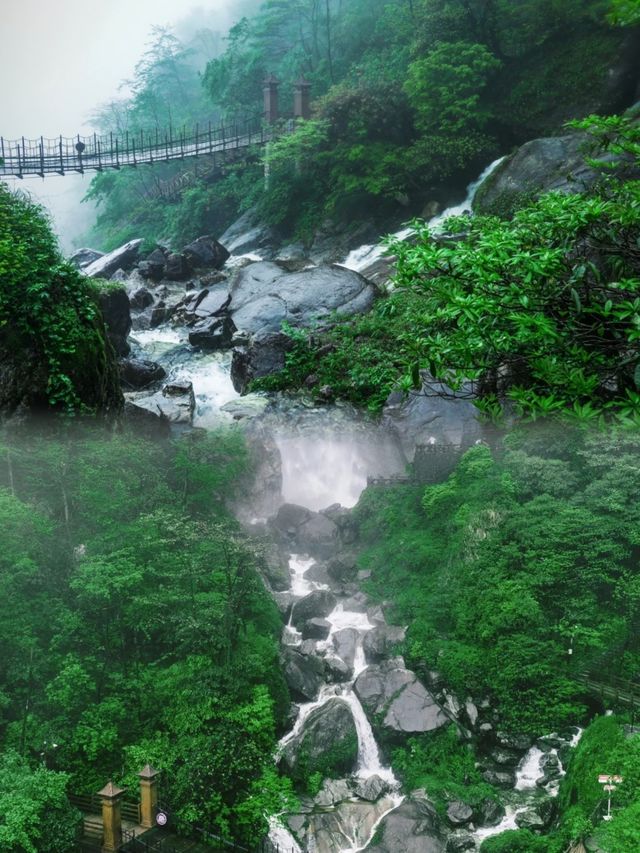 江西宜春一個人少景美少眾避暑山林景區