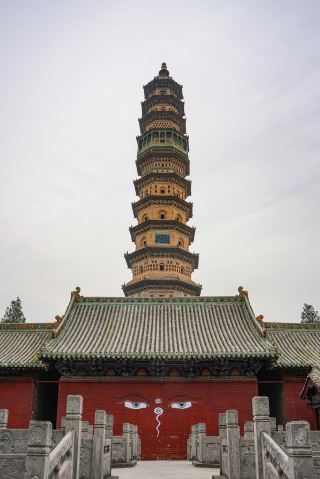 Shanxi Province | Jincheng City | Haihui Temple Glazed Pagoda | One-day tour of Haihui Temple.