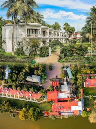 Riverside hotels, secluded retreats. 