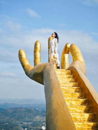 Tours around Guangzhou｜The Buddha's hand in Jingmei with few people is so good to take pictures! .