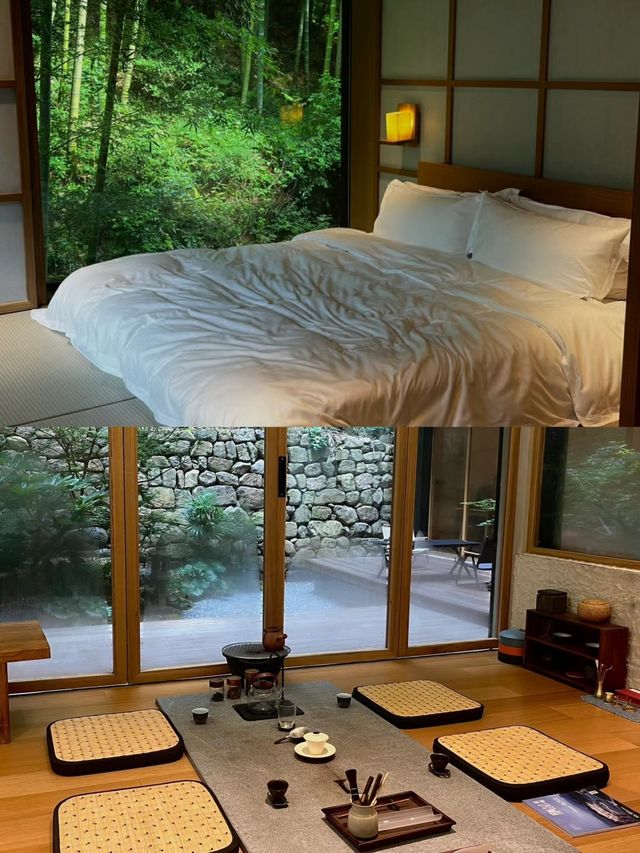 一屋一私湯，媲美日式旅館的莫干山青驪民宿