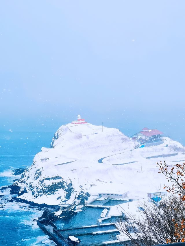 冬日小樽必打卡！祝津展望台的夢幻雪景