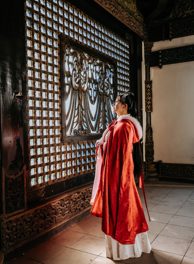 在常州春秋淹城，穿越時空做個古風小仙女