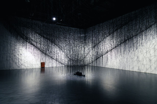 鹽田千春《命運的邊緣》木星美術館觀展