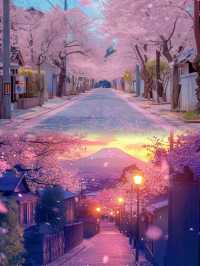 東京早櫻……好似漫畫中嘅春日場景