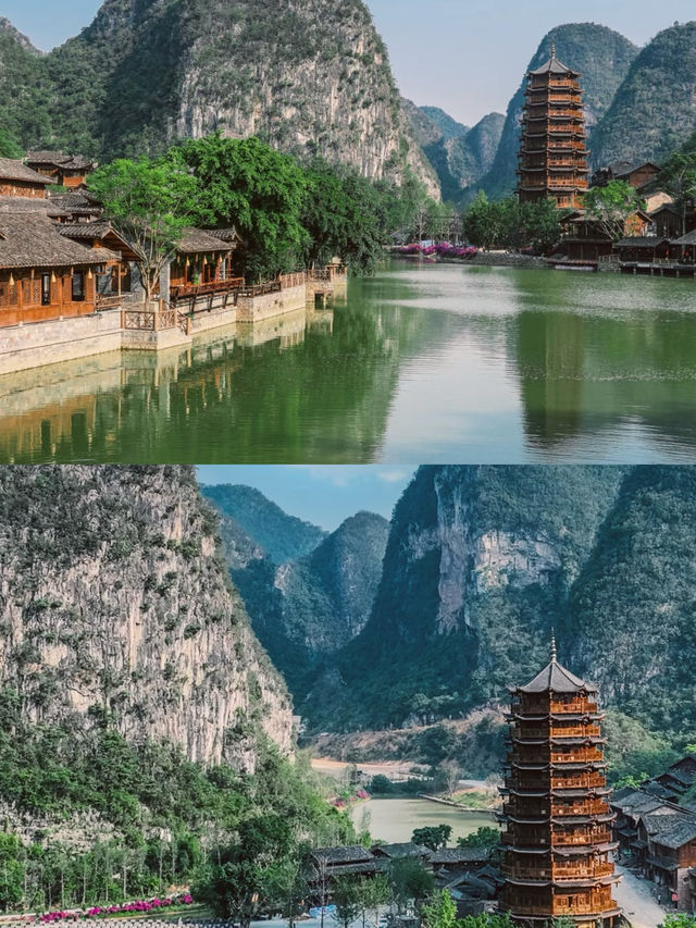 住進200年歷史嘅布依族吊腳樓
